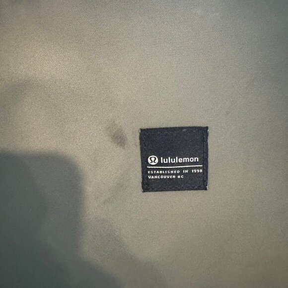 Lululemon All Day Essentials Grey Sage Orange Frappe Water Repellent Backpack - Picture 7 of 9